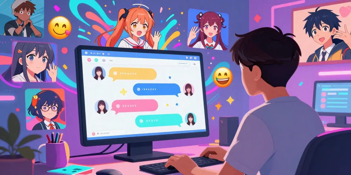 Engage in lively hentai ai chat with colorful anime characters and dynamic interface in an interactive virtual room.