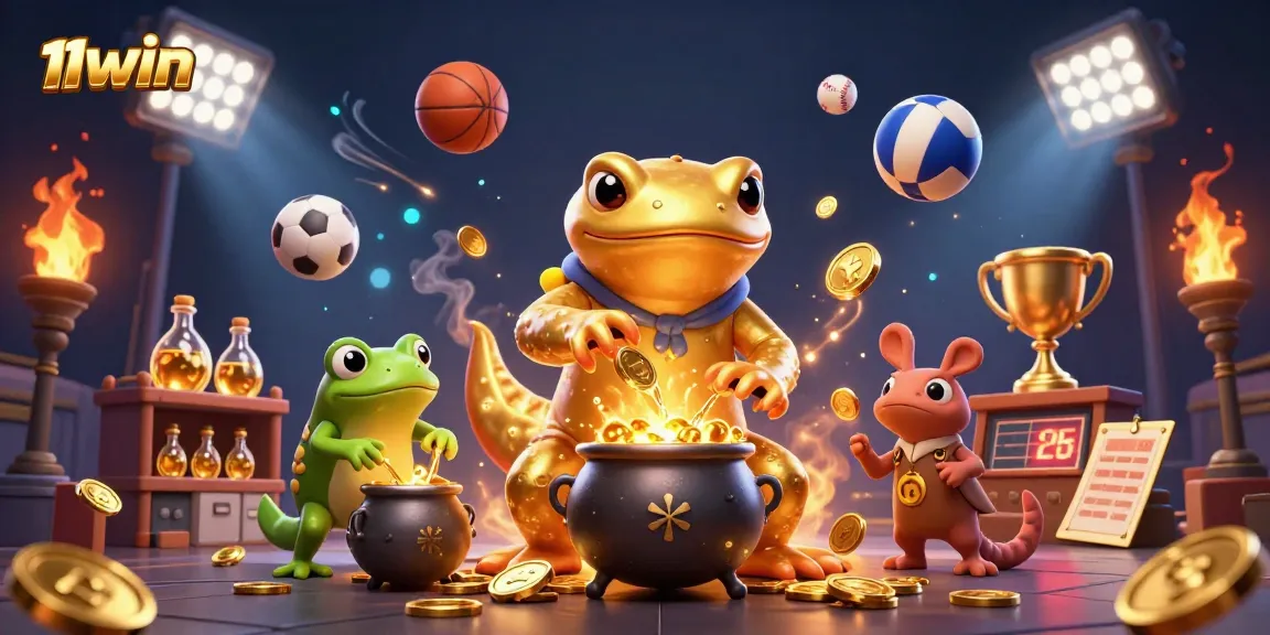 Discover exciting sports betting at 11WIN with dynamic golden alchemical transformations.