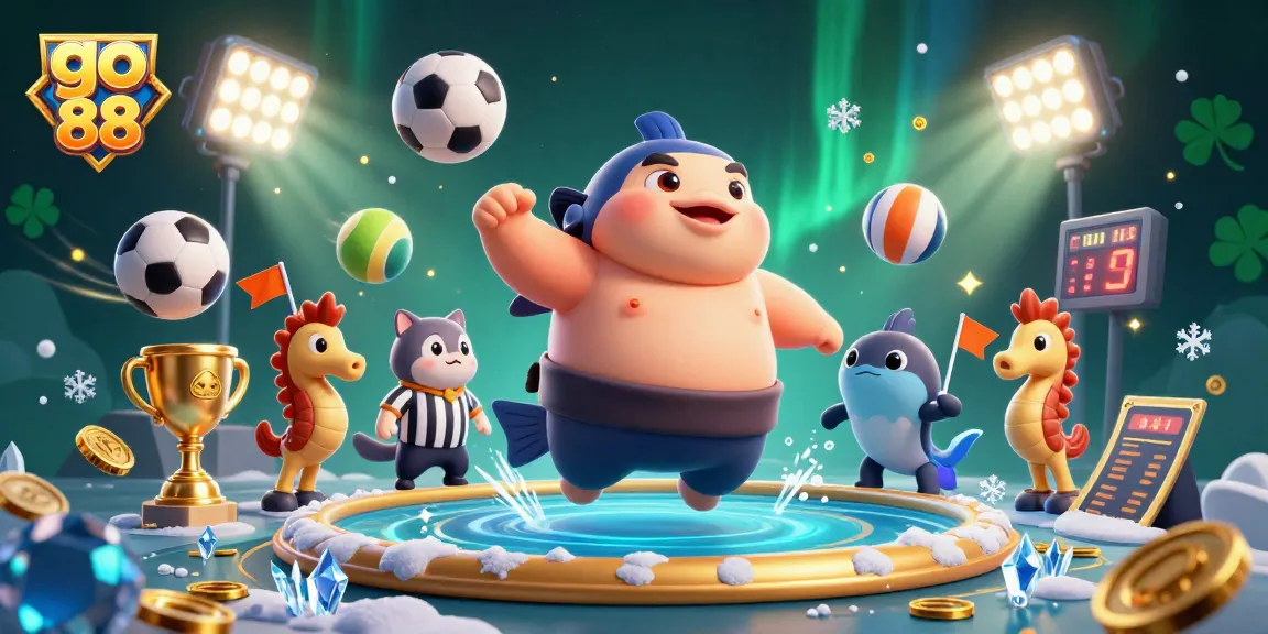 Experience the excitement of go 88 gaming with dynamic characters and vibrant casino elements.