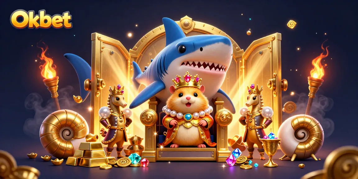 Engage with Oxbet's thrilling casino adventure featuring a golden hamster king ruling a treasure-filled kingdom.