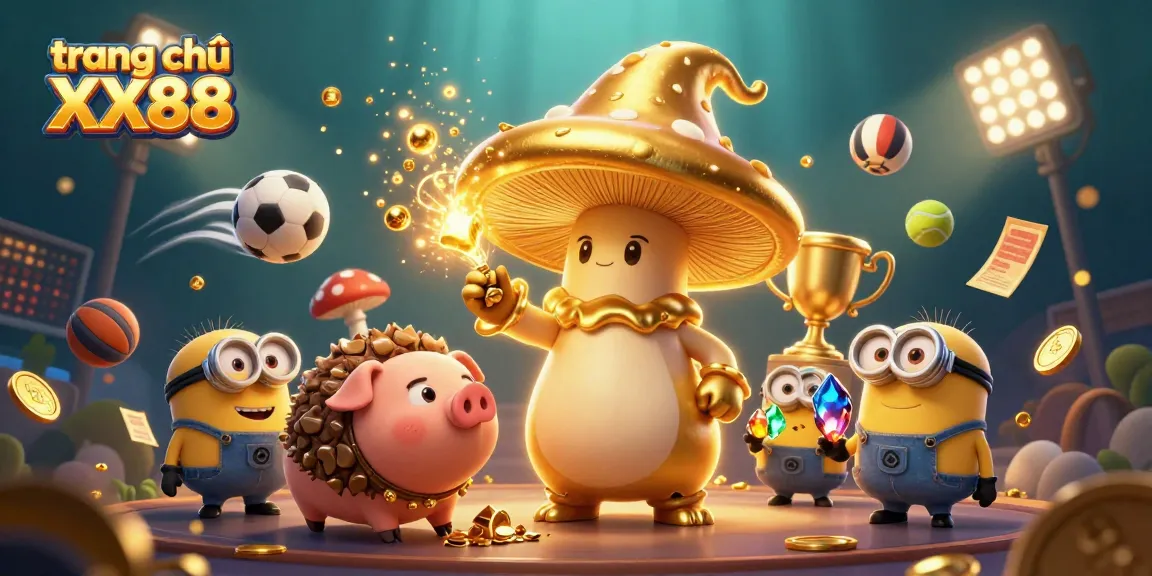 Engage and win at trang chủ XX88 with a vibrant scene of adventure, excitement, and golden treasures awaiting players.