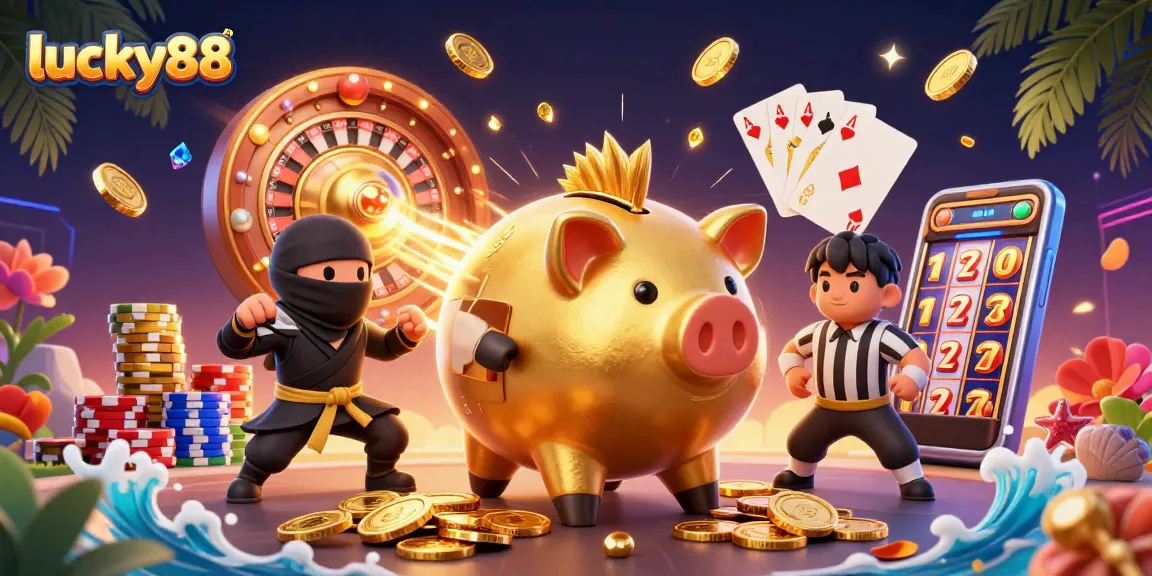 Experience the excitement of lucky88 with dynamic gaming visuals and vibrant casino elements.