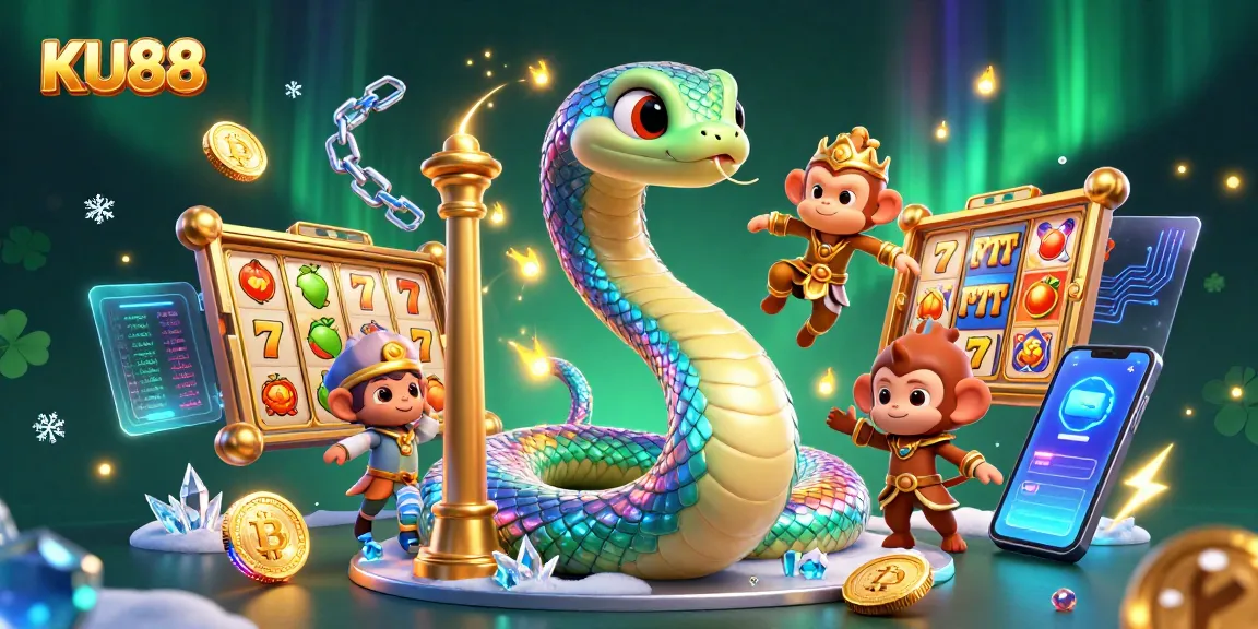 Experience thrilling gaming action at KU88 with a vibrant, colorful casino atmosphere.